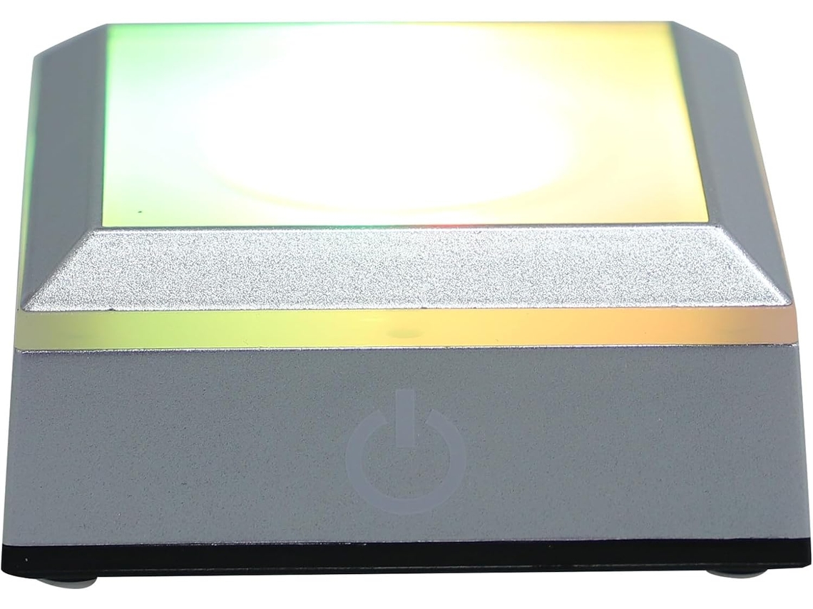 Suporte Para Joias Em Formato De Bola Cristal 3d, Luminária Noturna Em Formato De Pirâmide, Compacta E Transparente Em