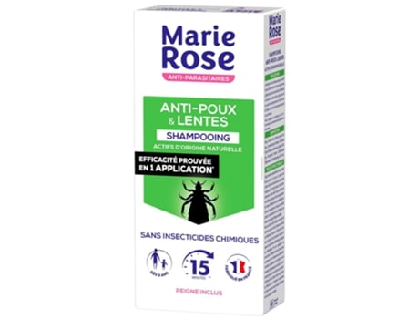 Shampoo Anti Piolhos e Lêndeas Nova Fórmula 125 Ml MARIE ROSE
