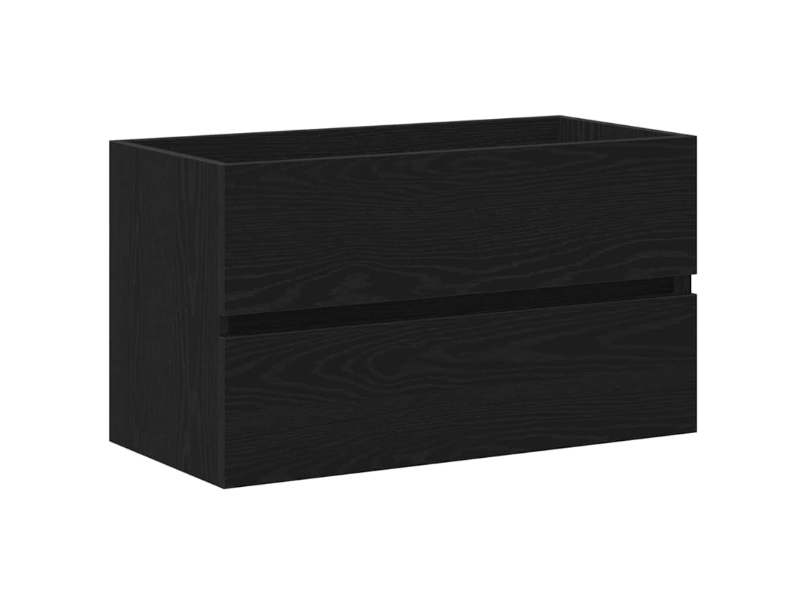 Armário para Pia de Banheiro Carvalho Preto 80x38,5x45 cm MAISON EXCLUSIVE