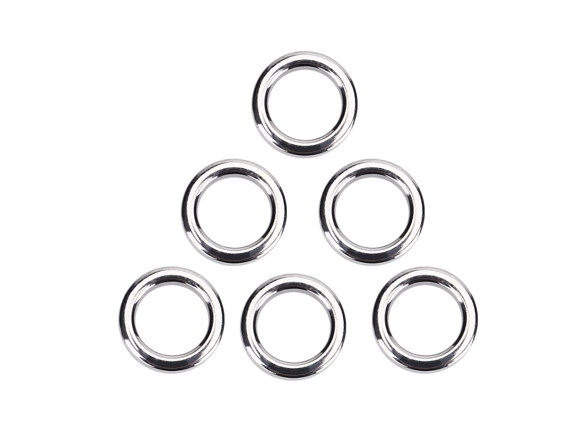 Anéis de Pesca Inox 50un Conector Isca M