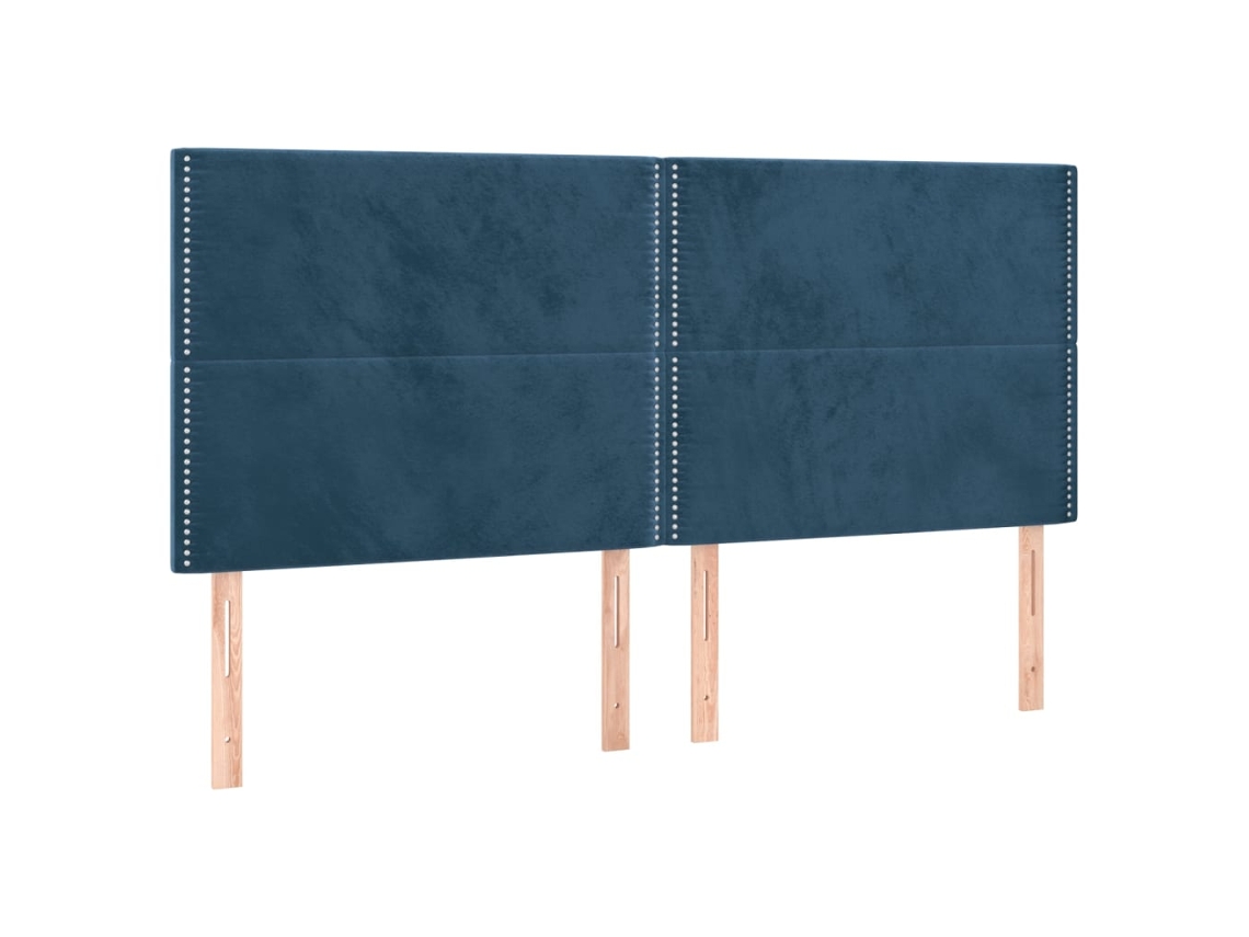 Headboard, Headboards Vidaxl Azul Veludo (200 Cm)