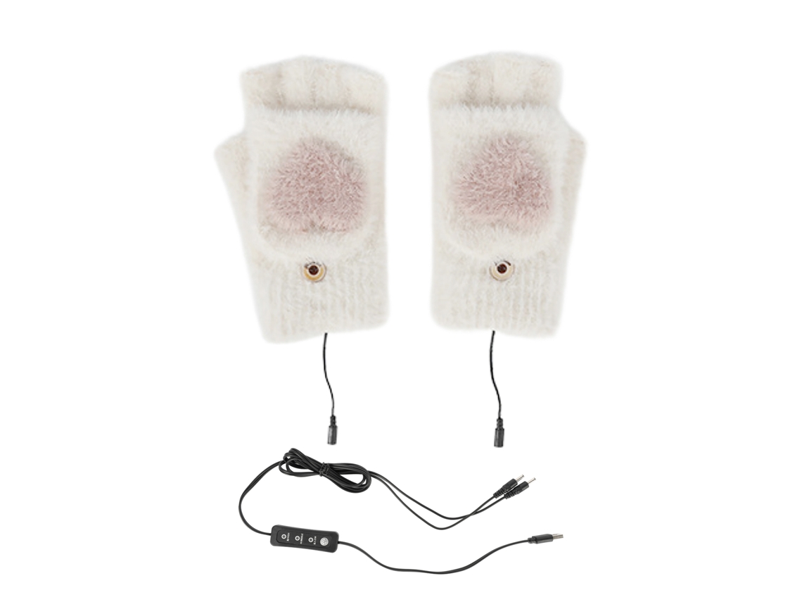 Luvas Aquecidas Usb Da Laxiscreed Com Controle De Temperatura Para Uso Confortável E Quanto Ao Frio
