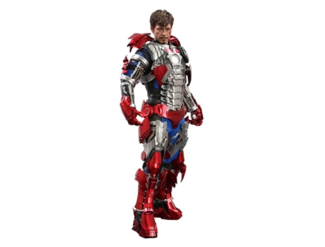 Figura Hot Toys IRON MAN 2 Tony Stark Traje Mark V Preparado 1:6 12 Figura de Ação