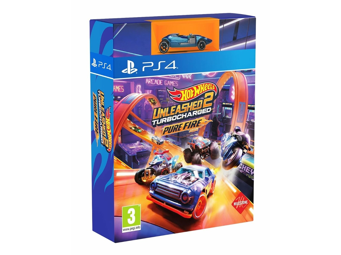 Jogo Eletrónico Playstation 4 MILESTONE Hot Wheels Unleashed 2: Turbocharged Pure Fire Edition Fr
