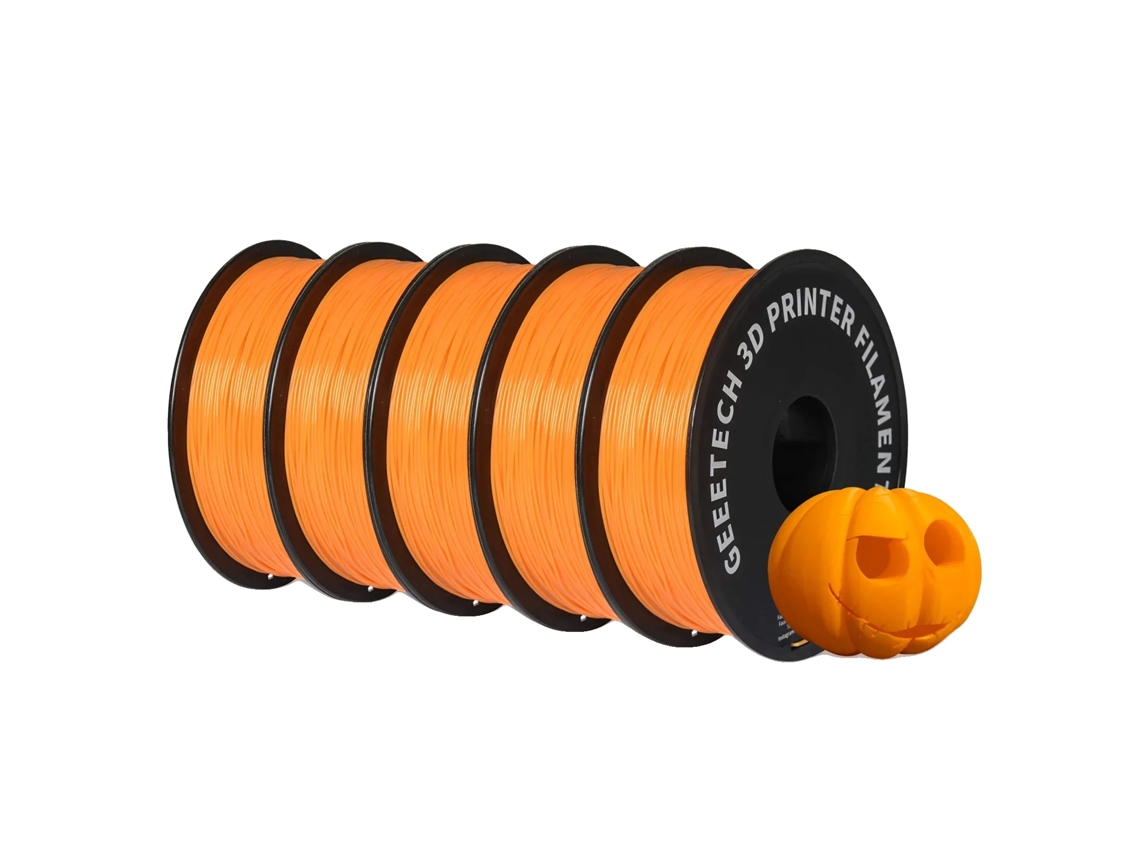 Filamento para impressora 3D, PLA ecológico, compatível com impressoras FDM, OEM laranja
