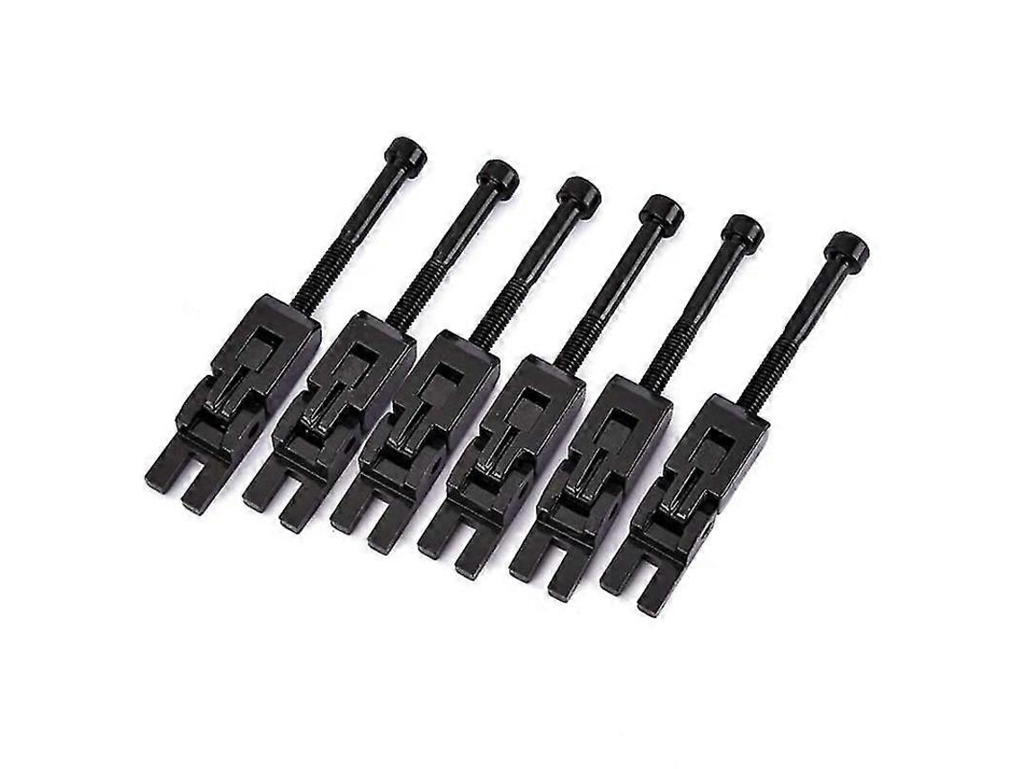 Conjunto de 6 Rastilhos de Travamento Duplo para Ponte Tremolo de Trava Dupla AQUAFORGE (preto)