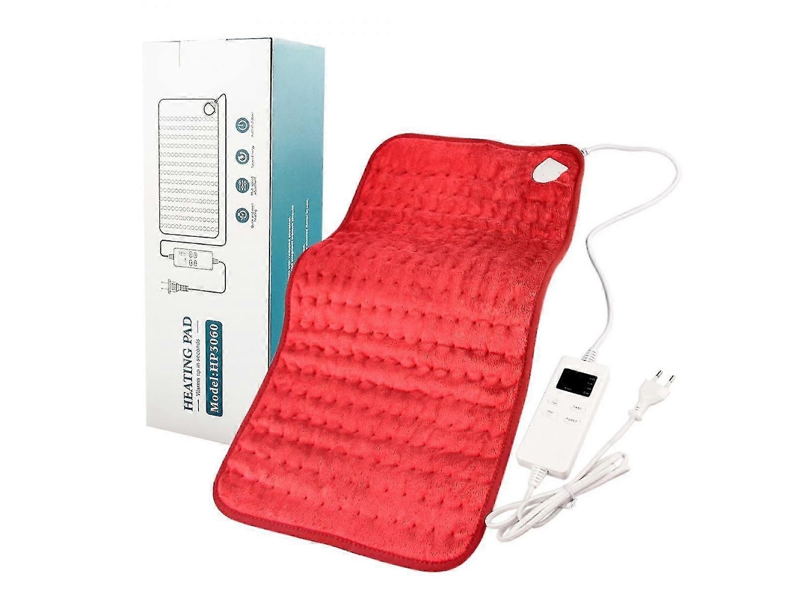 Almofada Trmica Cobertor Eltrico Para Terapia Trmica 30x60cm Com Desligamento Automtico, Ideal Para Uso Seco E Mido, Para Ombros E Ps Olysi Shop