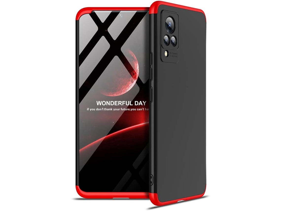 Capa Protetora para Vivo Vivo V21 5G HONGWE. Anti-Choque Preto