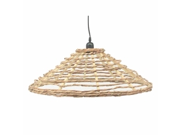 Candeeiro de Teto DKD HOME DECOR Castanho Rotim 220 V 50 W Urbana 57 X 57 X 19 Cm