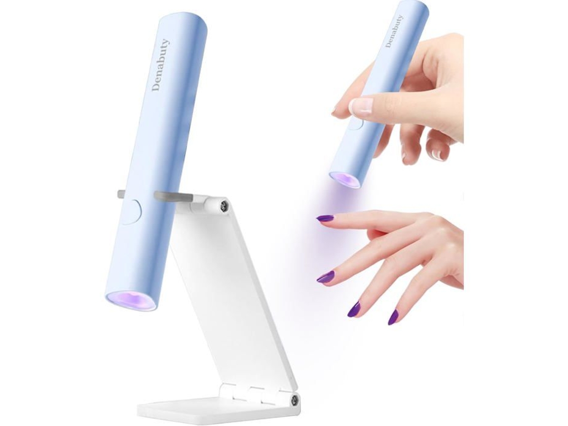 Lâmpada Uv Para Unhas Em Gel, Mini Lâmpada Uv Led Sem Fio De 3w, Secador De Unhas Profissional, Eficiente E Rápido Com Usb