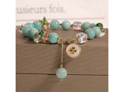 Pulseira Feminina Com Cristais Brilhantes, Resistente E Com Superfície Lisa. Nostalgia88