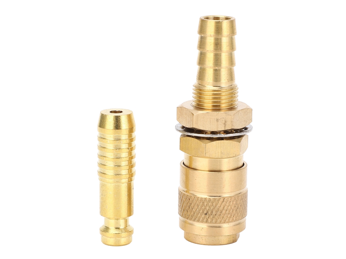 Conector Rápido De Gás E Água Latão Para Torcha De Solda Mig Tig Com Refrigeração À Água 10mm