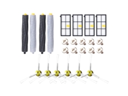 Kit Manutenção Completo Irobot Roomba, 2 Rolos Principais, 6 Escovas Laterais, 4 Filtros Hepa + Parafusos Inclusos. YANYXR
