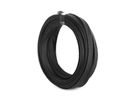 Laxiscreed Mangueira Expansível Preta De Fibra Pet 10mm, Alta Densidade, 5 Metros De Comprimento