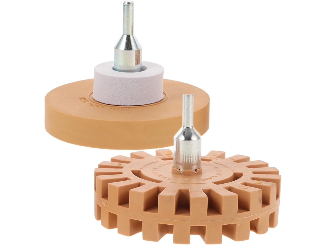 Roda Removedora De Adesivo, 2 Peças – 4 Polegadas Dentada 25mm 3,5 Sólida 88mm