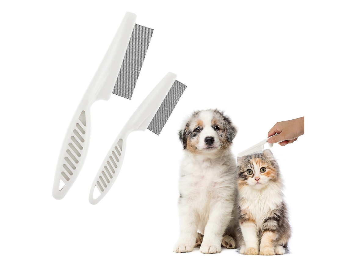 Pente De Penas Doméstico, Pentes Para Manchas De Lágrimas, Conjunto Com 2 Pentes Multifuncionais Para Tosa De Cães Jinyubo Store