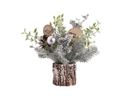Decoração Mini Árvore Natal 35cm com Pinhas Worten