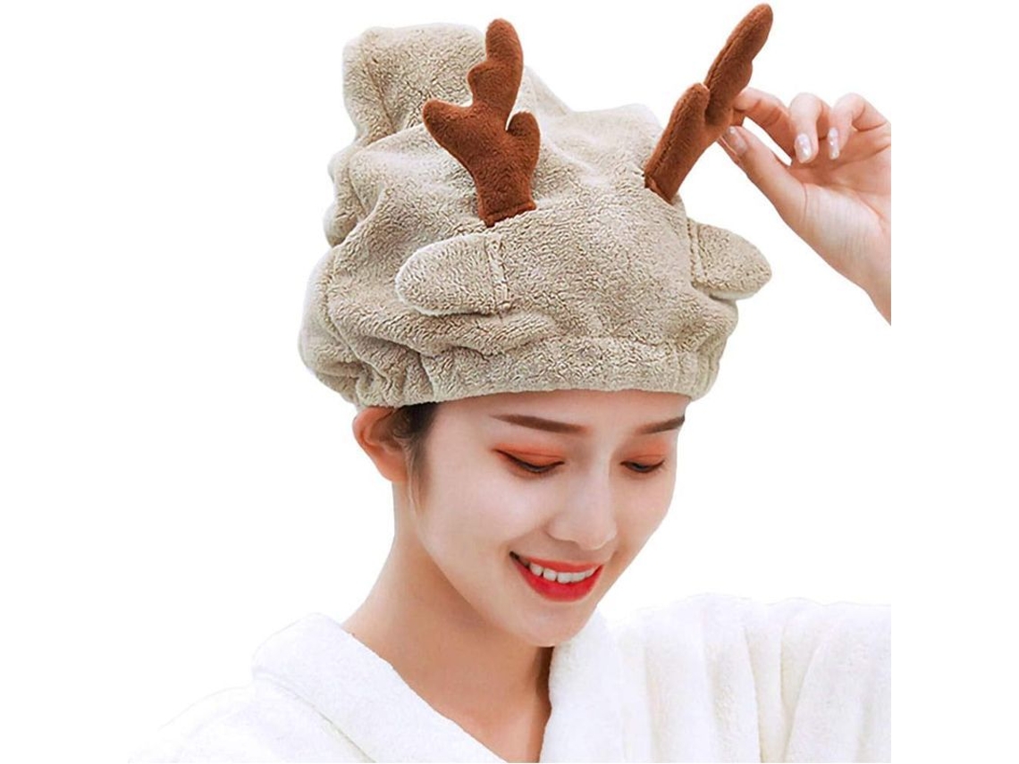 Toalha de Microfibra para Cabelo, Secagem Rápida, Turbante, Suave, para Banho e Viagens