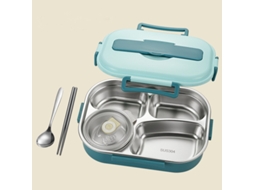 Lancheira Bento À Prova de Vazamentos para Adultos Lancheira e Talheres e Bolsa-1.5L LUUCOZK
