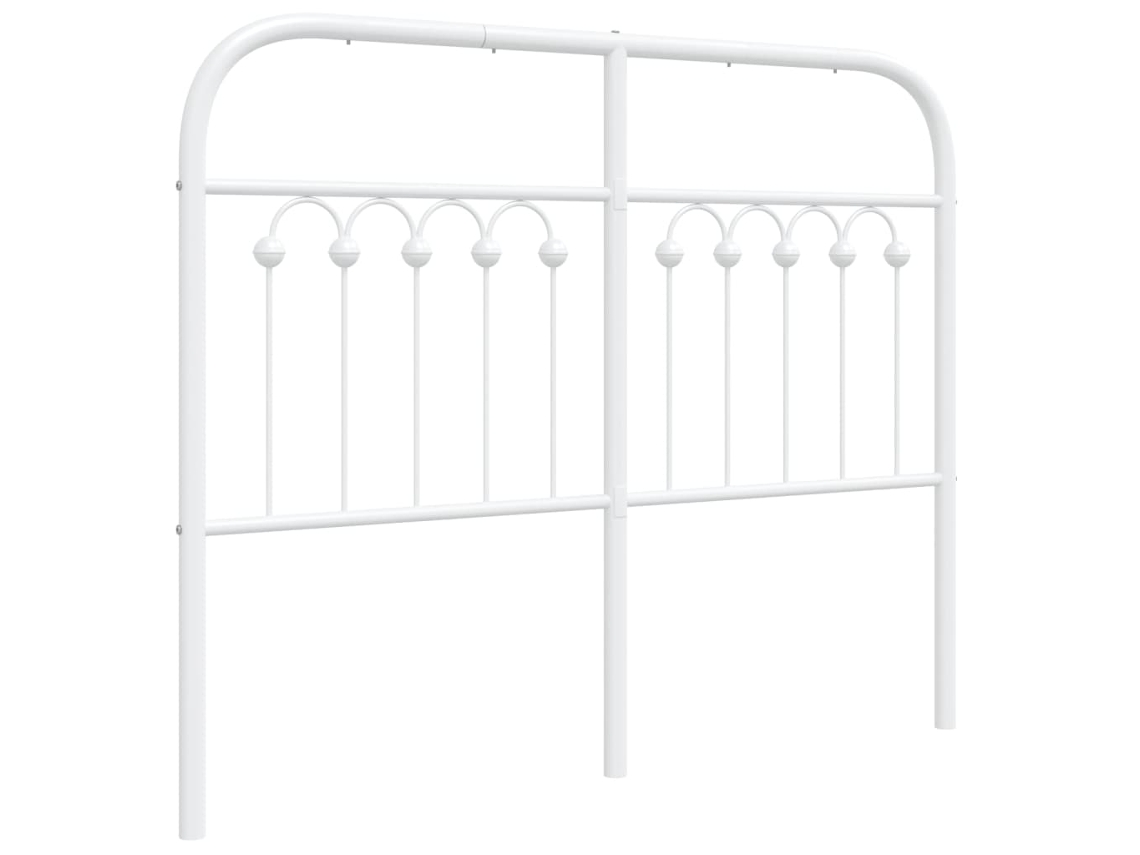 Headboard, Headboards Vidaxl Branco Aço (120 Cm)
