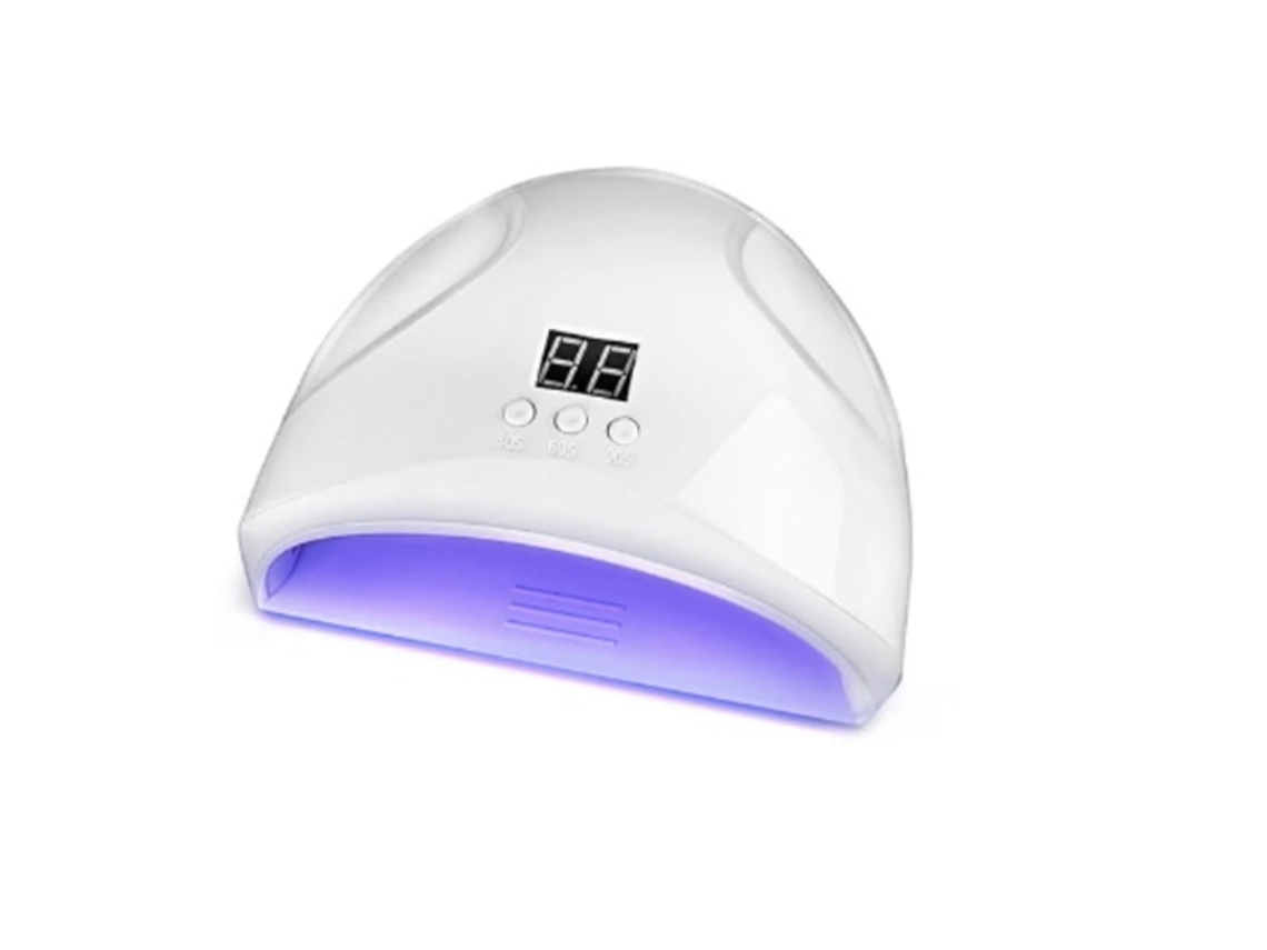 Lâmpada Uv/led Para Unhas De 36w Branca Com Função De Temporizador