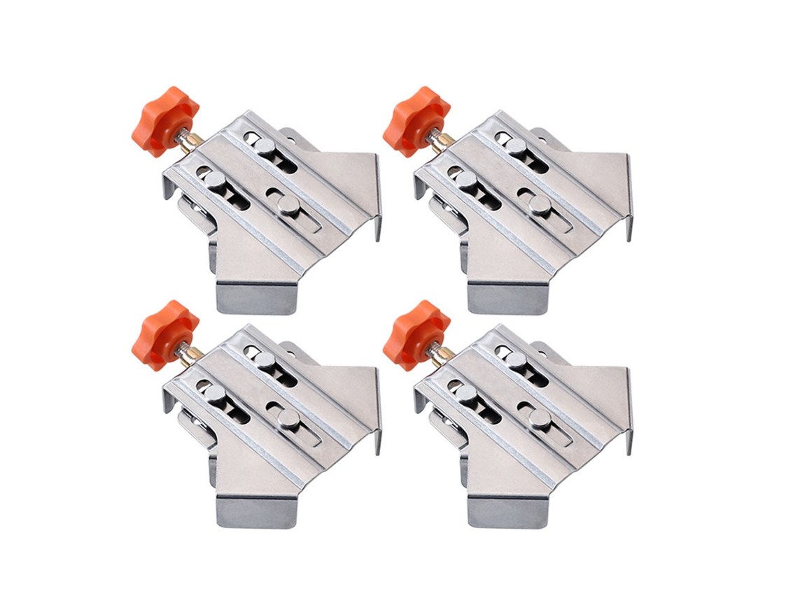 Cantoneiras Aço Inoxidável 90° 4 Pcs