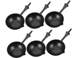 Conjunto De 6 Colheres De Ferro Para Selar Cera Derretida