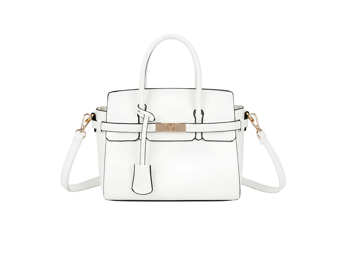 Bolsa Mão Camélia Feminina Efeito Pele Mate com Design Estruturado GALLANTRY