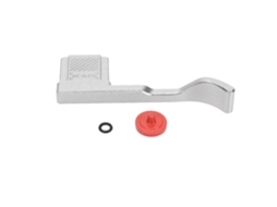 Thumb Grip With Hot Shoe Cover For Xm5 Camera Anti Slip Aluminum Alloy Thumb Up Hand Grip With Shutter Release Button Photography Accessories Silver LAXISCREED
