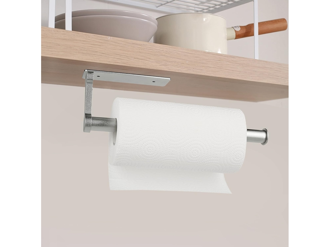 Suporte Para Papel Toalha, Suporte Para Papel Toalha Embaixo Do Armário, A Granel Autoadesivo Aquaforge