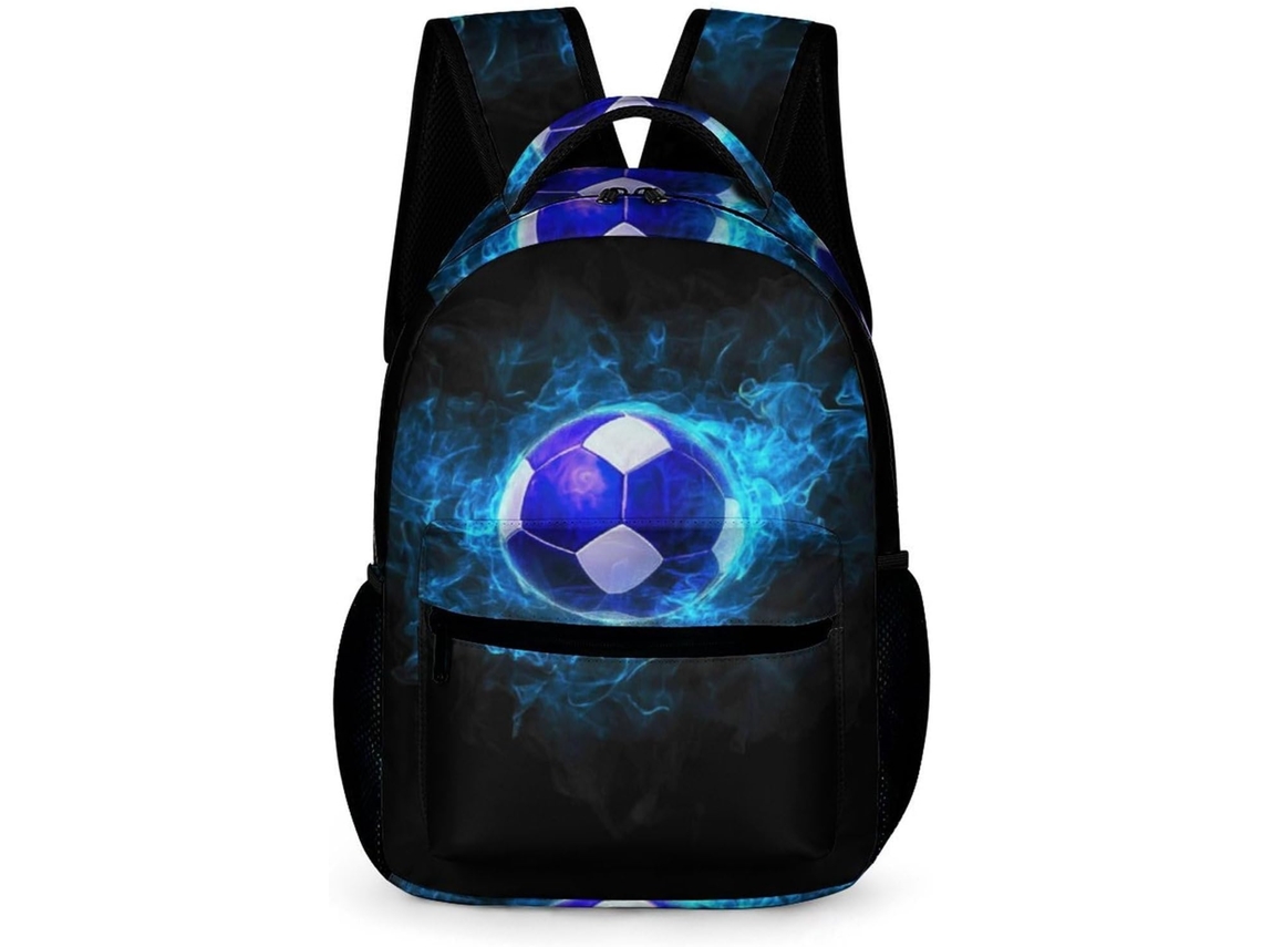 Mochila Escolar De Futebol Para Educação Infantil E Ensino Fundamental, Partir De 7 Anos, De Meninos Meninas