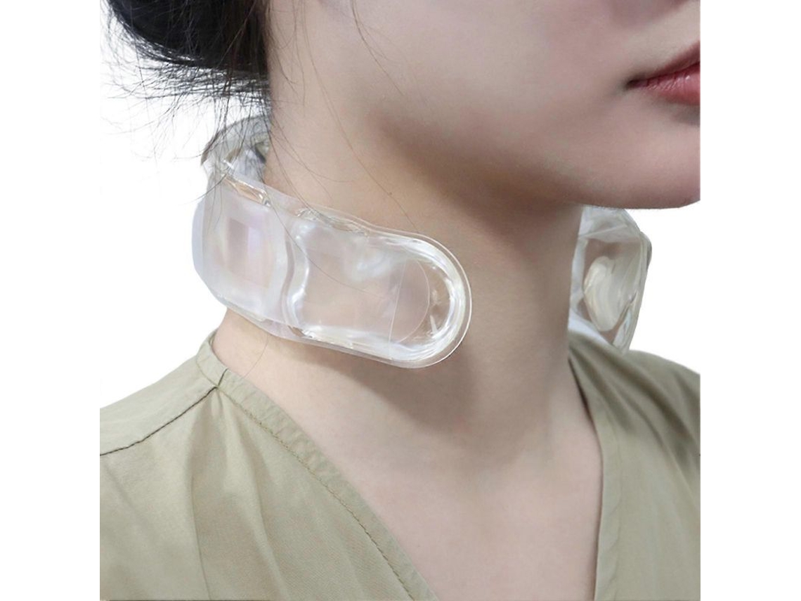Tubo De Resfriamento Para Pescoço De Verão Com Tecnologia Pcm Avançada - Reutilizável E Portátil Transparente