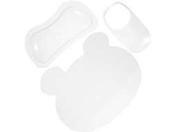 Conjunto de 3 Mousepads Ergonômicos Stobaza com Apoio Pulso em Tpu Antifadiga para Escritório Ou Casa 21,50 X