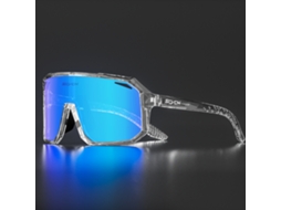 Óculos de Ciclismo Unissex com Proteção Uv400 e Lentes Pretas de Poliacrilato Tr 90. MDUG (estilo 15)