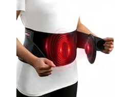 Cinta para Hérnia Umbilical, Suporte Abdominal Ajustável com 2 Almofadas de Compressão Preto HEXINYIGJLY