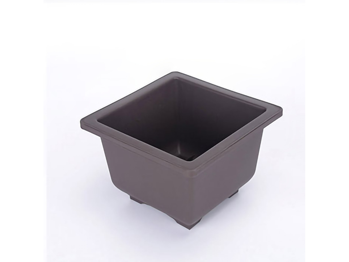 Vaso Retangular Para Suculentas Com Drenagem E Bandeja