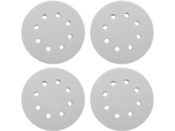 Conjunto De 4 Discos Lixa Espuma Preta Para Esmerilhadeira Angular,