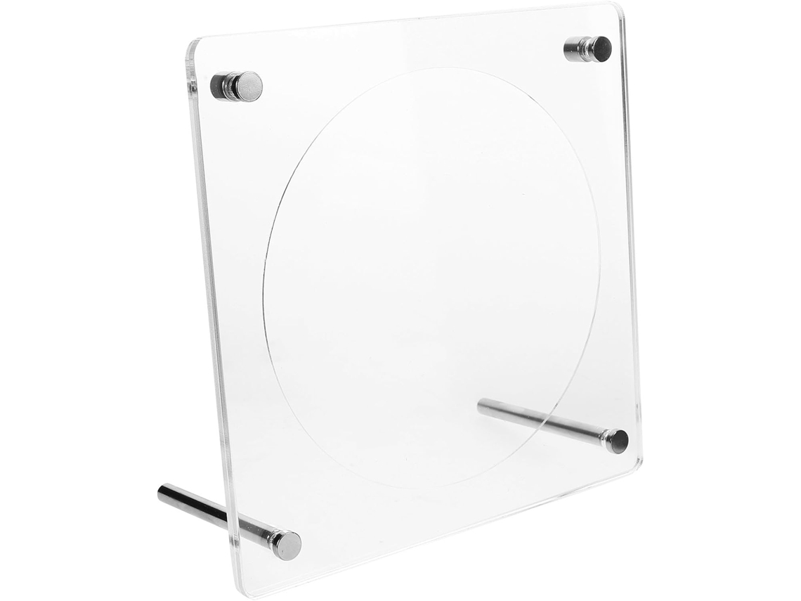Suporte Decorativo Em Acrílico Para Cds E Dvds, Elegante E Resistente.