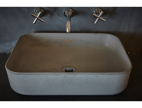 Lavatório em Concreto na Cor Cinza V22