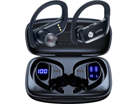 Auriculares CHRONUS T16/322-R1 (In Ear - Microfone - Noise Canceling - Preto)
