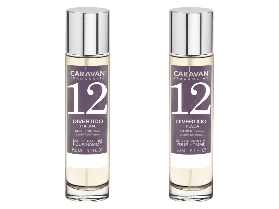Conjunto de 2 Perfumes CARAVAN para Homem Nº12 150Ml