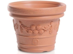 Vaso PROSPERPLAST Decora (Laranja - 30 x 30 x 23.5 cm)
