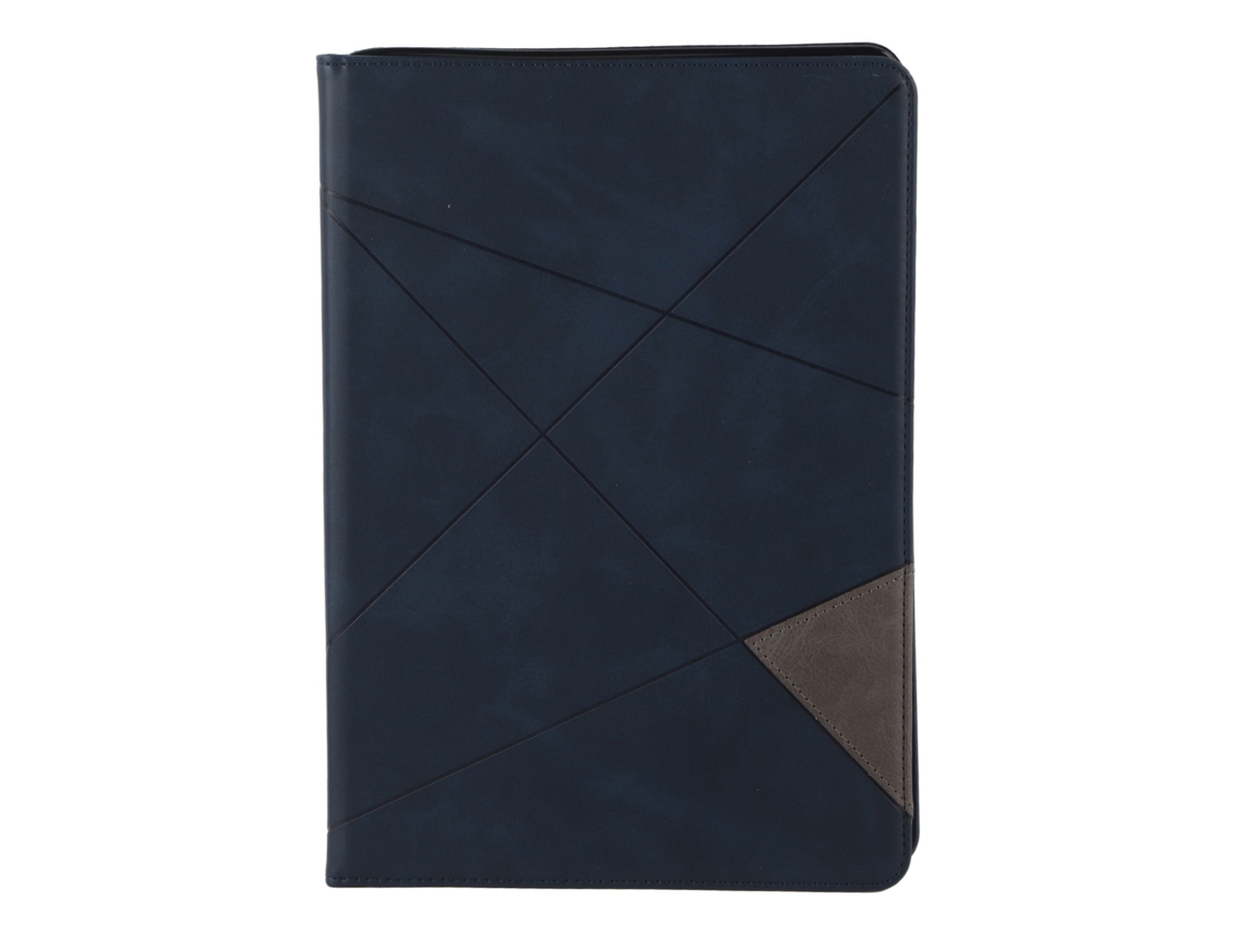 Capa Para Tablet (design De Diamante, Proteção Anti-impacto) Para Ipad10.2 Capa De Couro Azul