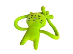 Bolsa de Ombro de Pelúcia Gato Cartoon Long Arm Cute para Shopping Traveling