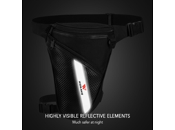 Bolsa De Perna Reflexiva Multifuncional Para Motocicleta Ciclismo Outdoor Mochila De Cintura Coxa
