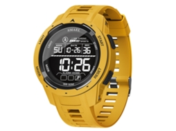 (amarelo) Relógio Esportivo Digital Masculino, Resistente A Choques, À Prova D'água, Com Funções De Parada De Segundos E Alarme.