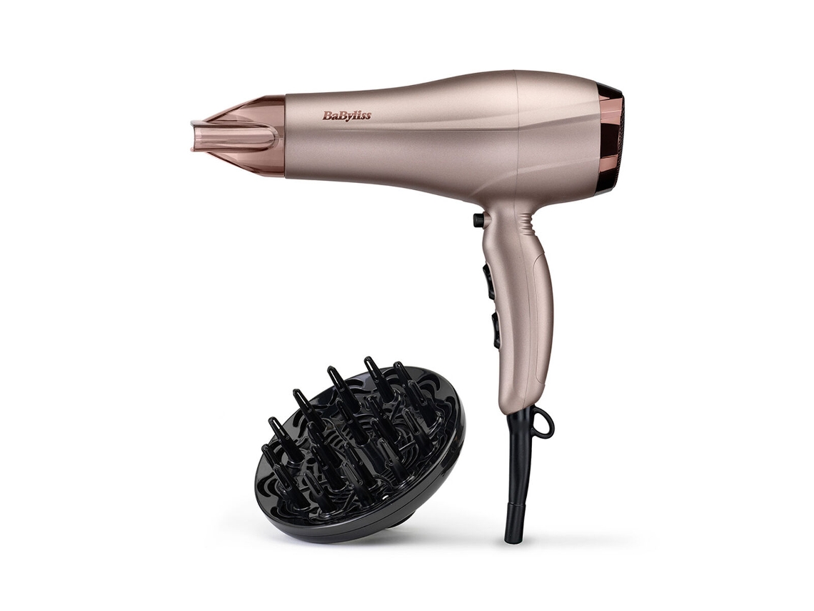 Secador de Cabelo BABYLISS Smooth Dry 5790Pe Iónico Cor de Rosa