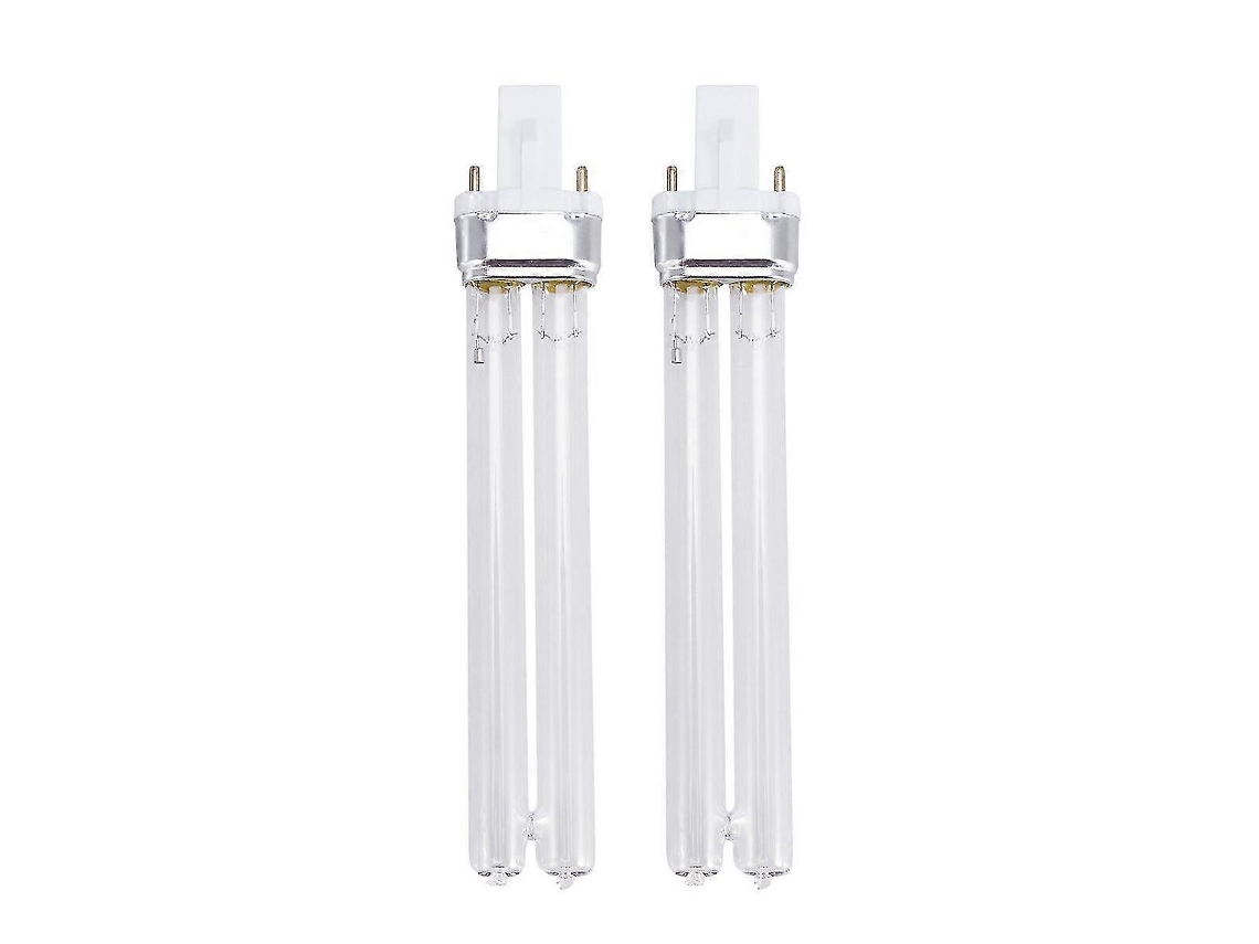 Omni 2 Lâmpadas de Luz Ultravioleta 11w para Desinfecção com Base G23 para Sterilizador Acuario Purificador Aire como Se Muestra