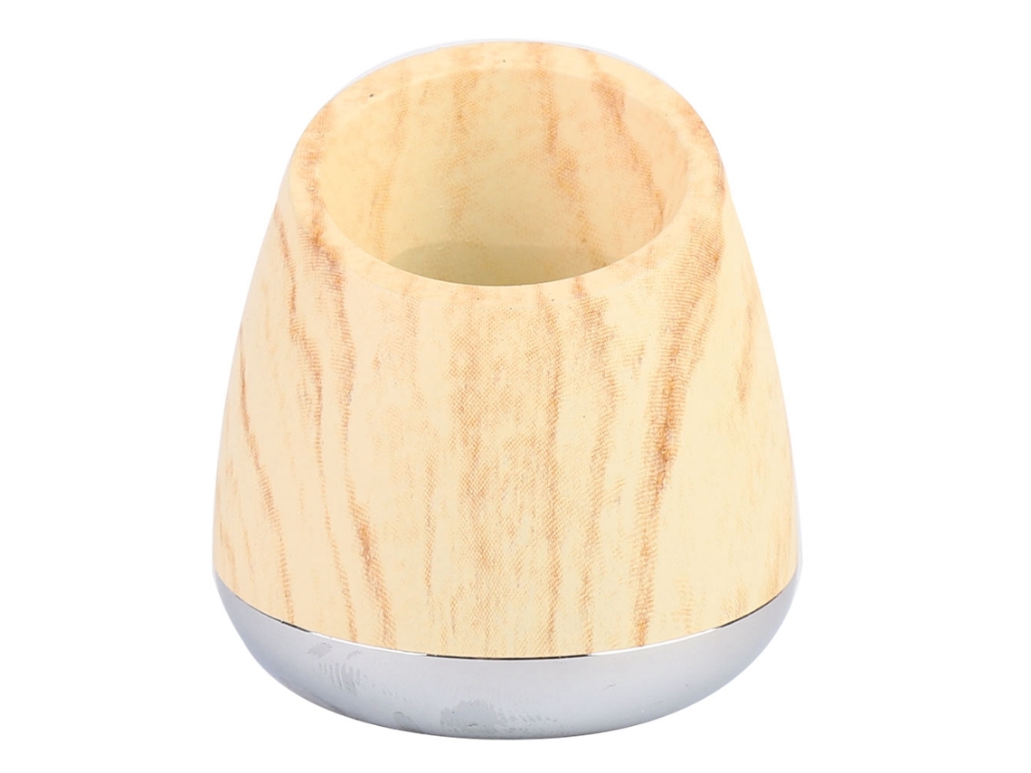 Suporte Para Barbear Com Lâmina Dupla Clássico Vintage Para Homem Base Em Madeira Com Grão De Maple