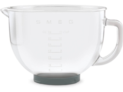 Taça em vidro para Robot de Cozinha SMEG SMF02/03/13 (4.8 L) — Taça em vidro de 4,8 L com asa ergónimca para robot de cozinha SMEG